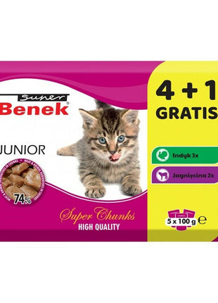 Super Benek Kattmat Super Benek Junior Kalkon Lamm