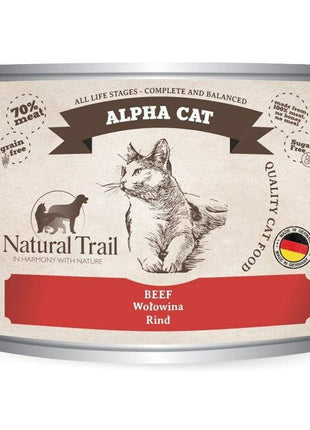 Natural Trail Kattmat Natural Trail Alpha Cat Beef Nötkött 200 G