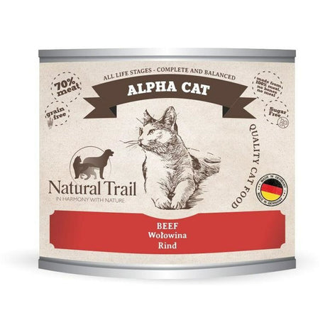 Natural Trail Kattmat Natural Trail Alpha Cat Beef Nötkött 200 G