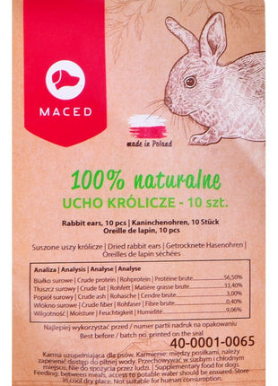 Maced Hundgodis Maced Orejas 300 G
