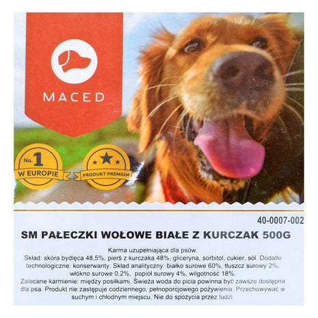 Maced Foder Maced Vuxen Kyckling Kalvkött 500 G