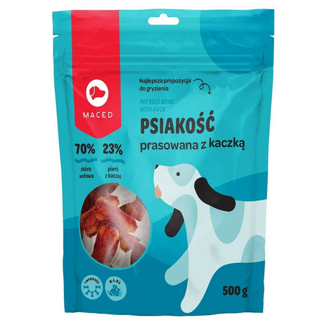 Maced Hundgodis Maced Maced Pressed Bone With Duck - Masticable Para Perros - 500G Anka 500 G
