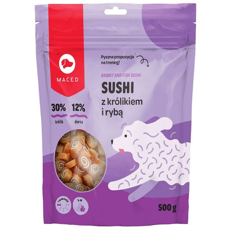 Maced Hundgodis Maced Rabbit For Sushi With Fish Fisk Kanin 500 G