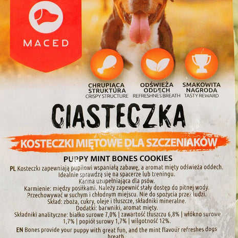 Maced Hundgodis Maced Cookies Ben Mint Kött 1 Kg