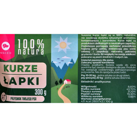 Maced Hundgodis Maced Kyckling 300 G