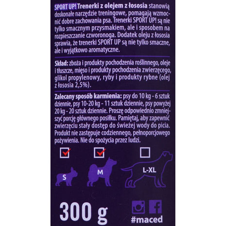Maced Hundgodis Maced Sport Up! Lax Kött 300 G