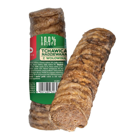 Maced Tuggleksak För Hundar Maced Trachea Stuffed With Beef  Nötkött 120 G