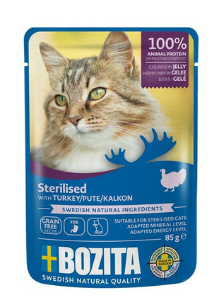 Bozita Kattmat Bozita Trozos Esterilizados En Gelatina Con Pavo 85 G