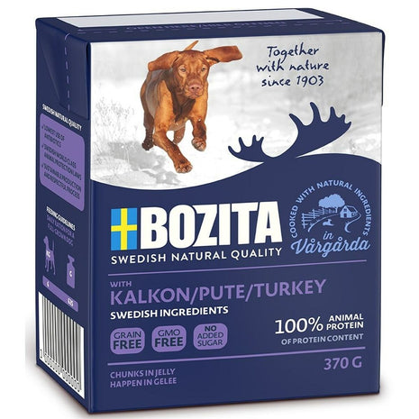 Bozita Våt Mat Bozita Trozos En Gelatina Pavo Kyckling Kalkon Kalvkött 370 G