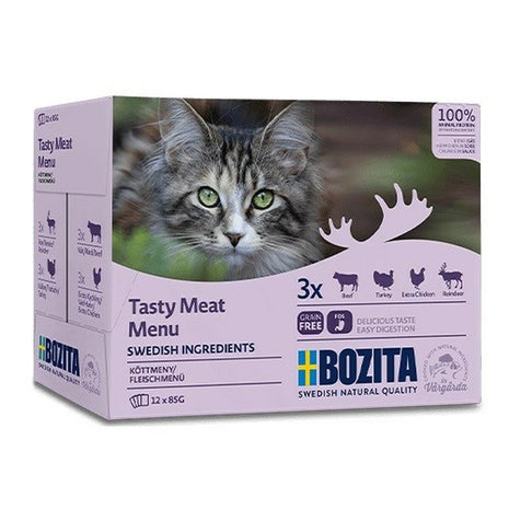 Bozita Kattmat Bozita Tasty Meat Menu 12 X 85 G