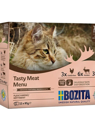 Bozita Kattmat Bozita Tasty Meat Menu 12 X 85 G