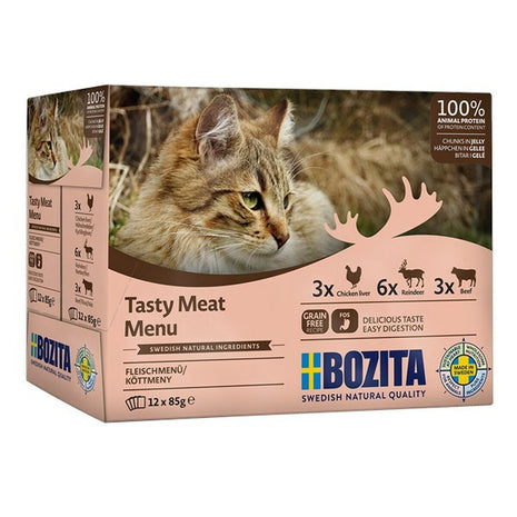 Bozita Kattmat Bozita Tasty Meat Menu 12 X 85 G