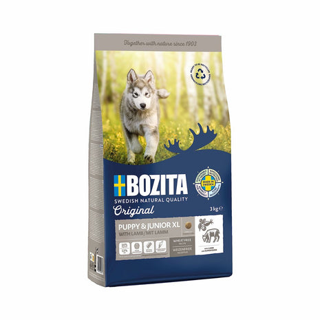 Bozita Foder Bozita Original Puppy & Junior Xl Lamb Lamm 3 Kg