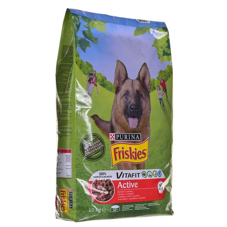 Purina Foder Purina Friskies Active Vuxen Kalvkött 10 Kg