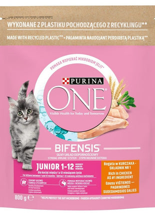 Purina Kattmat Purina One Bifensis Junior Kyckling 800 G