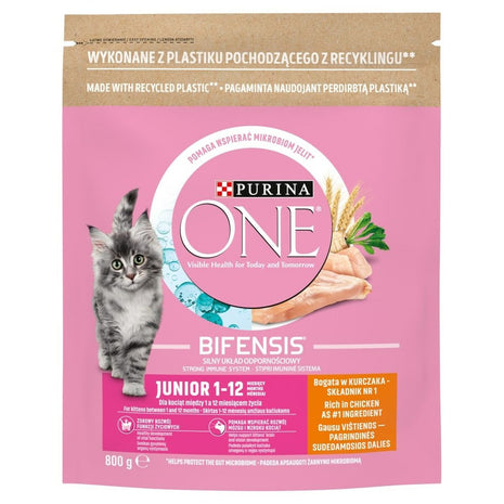 Purina Kattmat Purina One Bifensis Junior Kyckling 800 G