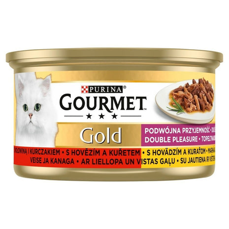 Purina Kattmat Purina Gourmet Gold Kyckling Kalvkött 85 G