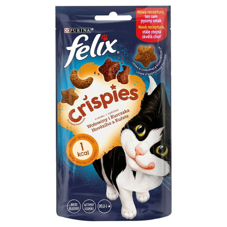 Purina Kattmat Purina Felix Crispies Kyckling Kalvkött 45 G