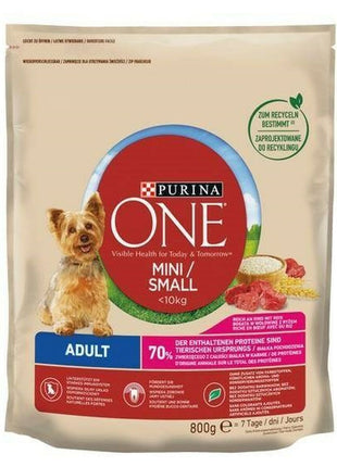Purina Foder Purina One Mini Vuxen Kalvkött 800 G