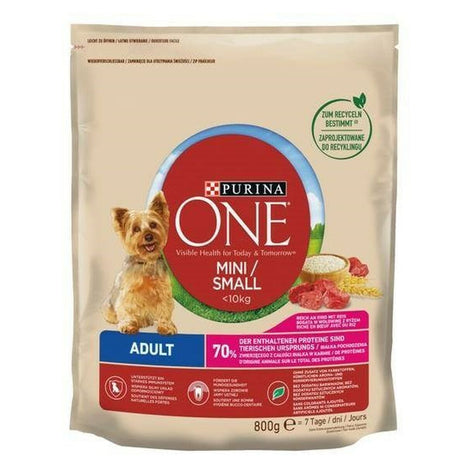 Purina Foder Purina One Mini Vuxen Kalvkött 800 G