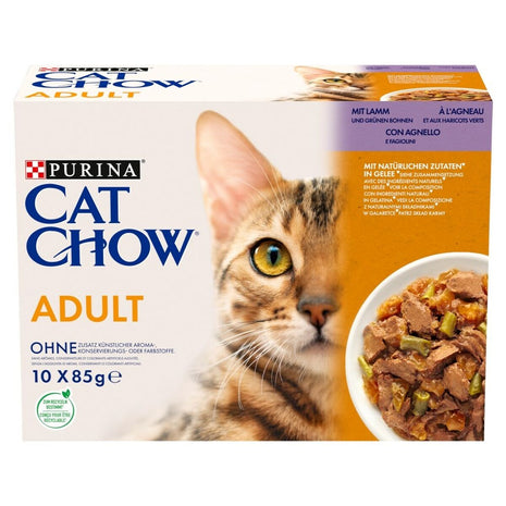 Purina Kattmat Purina Cat Chow Adult 1+ Lamm 10 X 85 G