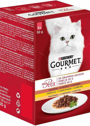 Purina Kattmat Purina Gourmet Kyckling Kalkon Anka 6 X 50 G