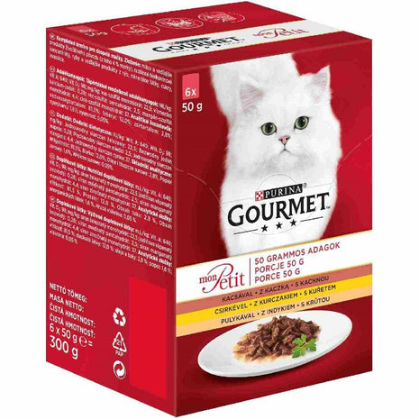 Purina Kattmat Purina Gourmet Kyckling Kalkon Anka 6 X 50 G