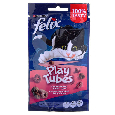 Purina Kattmat Purina Play Tubes Kalkon Skinka 50 G