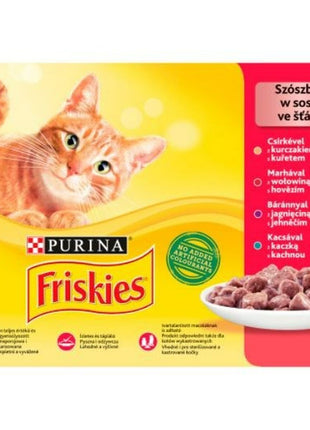 Purina Kattmat Purina Friskies Mix Kyckling Kalvkött Lamm Anka 12 X 85 G