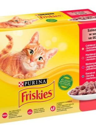 Purina Kattmat Purina Friskies Mix Kyckling Kalvkött Lamm Anka 12 X 85 G