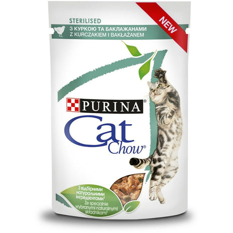 Purina Kattmat Purina Chow Sterlisied Gig Kyckling 85 G