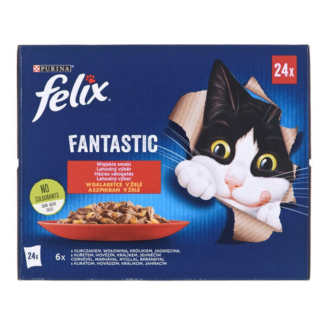 Purina Kattmat Purina Kyckling Kalvkött Lamm Kanin 24 X 85 G