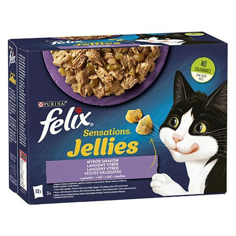 Purina Kattmat Purina Felix Sensations Kalkon Lamm 12 X 85 G