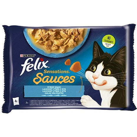 Purina Kattmat Purina Felix Sensations Torsk Morot Tomat 4 X 85 G