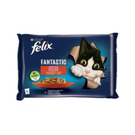Purina Kattmat Purina Fantastic Kyckling Kalvkött 340 G