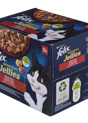 Purina Kattmat Purina Kyckling Kalvkött Lamm Anka 24 X 85 G