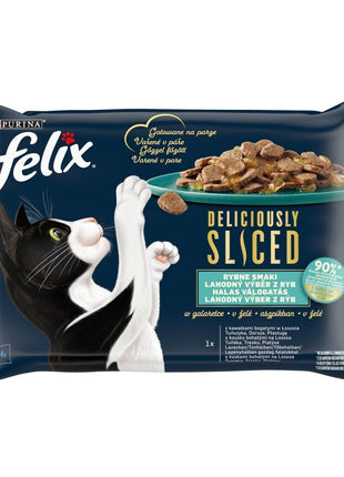 Purina Kattmat Purina Deliciously Lax Tonfisk Torsk 4 X 80 G
