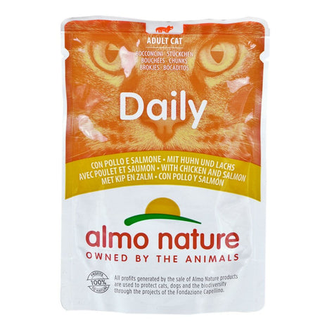Almo Nature Kattmat Almo Nature Daily Kyckling Lax 70 L 70 G