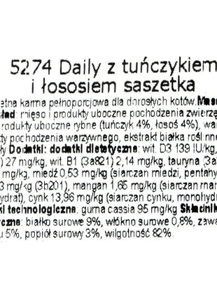 Almo Nature Kattmat Almo Nature Nature Daily Lax Tonfisk 70 L 70 G