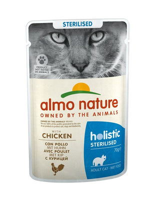 Almo Nature Kattmat Almo Nature Holistic Sterilised Kyckling 70 L 70 G