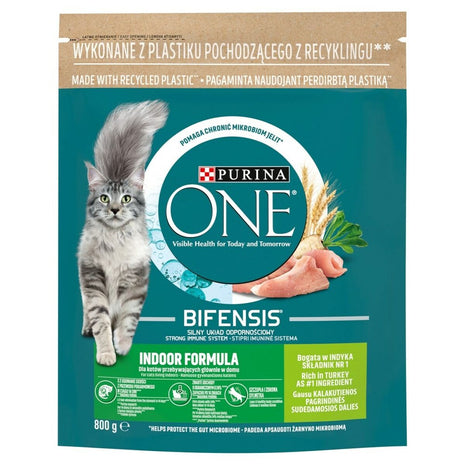 Purina Kattmat Purina One Bifensis Adult Indoor Vuxen Kalkon 800 G