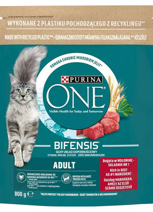 Purina Kattmat Purina One Bifensis Adult Vuxen Kalvkött 800 G