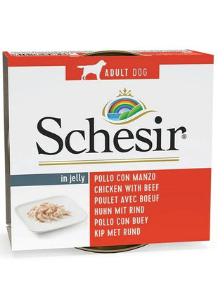 Agras Pet Foods Våt Mat Agras Pet Foods Schesir In Jelly Chicken With Beef Kyckling 150 G
