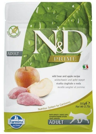 Farmina Kattmat Farmina N&D Prime Cat Boar Vuxen Äpple Vildsvin 300 G