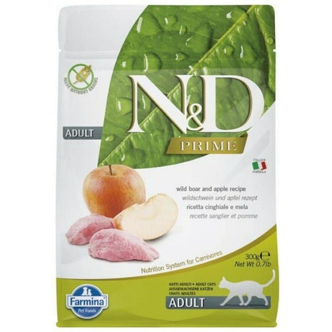 Farmina Kattmat Farmina N&D Prime Cat Boar Vuxen Äpple Vildsvin 300 G