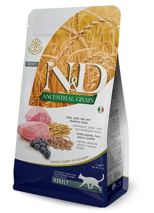 Farmina Kattmat Farmina N&D Vuxen Blåbär Lamm 1,5 Kg