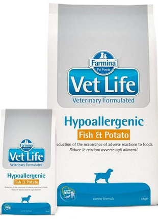 Farmina Foder Farmina Vet Life Hypoallergenic Fish & Potato Vuxen Fisk 12 Kg
