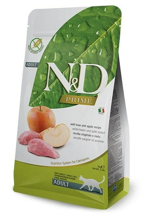 Farmina Kattmat Farmina N&D Cat Prime Vuxen Äpple Vildsvin 5 Kg