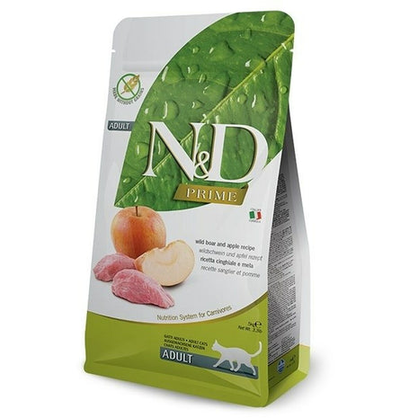 Farmina Kattmat Farmina N&D Cat Prime Vuxen Äpple Vildsvin 5 Kg