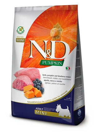 Farmina Foder Farmina N&D Vuxen Blåbär Lamm Pumpa 2,5 Kg
